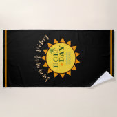 "サマービーブズ"ホリデービーチタオル ビーチタオル (正面)