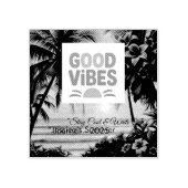 サマービーブトロピカルノート ラバースタンプ (インプリント)