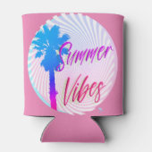 サマービーブネオンパームツリービーチライフスタイル 缶クーラー (裏面)