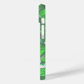 サマービーブバナナツリー葉淡い色のグリーンパステル Case-Mate iPhoneケース (裏面 / 左)