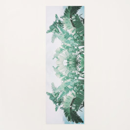 サマービーブバナナ葉ナ淡い色のグリーン ヨガマット