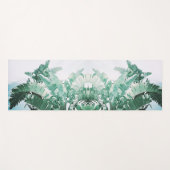 サマービーブバナナ葉ナ淡い色のグリーン ヨガマット (正面(横))