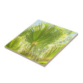 サマービーブパームツリー葉の緑 タイル (側面)