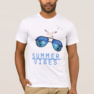 サマービーブビーチサングラスTシャツ Tシャツ