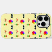 サマービーブビーチボールサングラスサンハットアイスポップ・アートの Case-Mate iPhoneケース (裏面 (横))