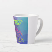 サマービーブボーイサーフィン。 カフェラテマグ (右アングル)