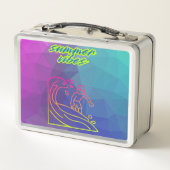 サマービーブボーイサーフィン。 メタルランチボックス (裏面)