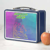サマービーブボーイサーフィン。 メタルランチボックス (インサイチュ)