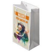 サマービーブモンキー – 誕生日 スモールペーパーバッグ (正面アングル)