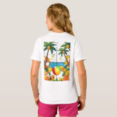 サマービーブ&おもしろい屋外 Tシャツ (裏面フル)