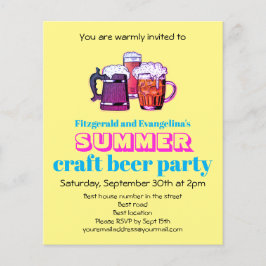 サマービールパーティの招待状