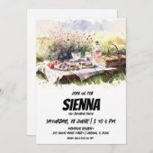 サマーピクニックオンフィールド招待状 招待状 (正面/裏面)