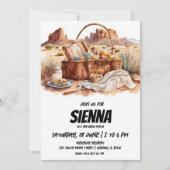 サマーピクニックデザートビュー招待状 招待状 (正面)