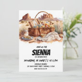 サマーピクニックデザートビュー招待状 招待状 (スタンド正面)