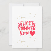 サマーピクニックバーベキューパーティの招待状 招待状 (裏面)