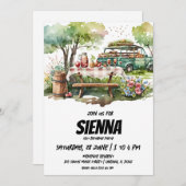 サマーピクニックパークビュー招待状 招待状 (正面/裏面)