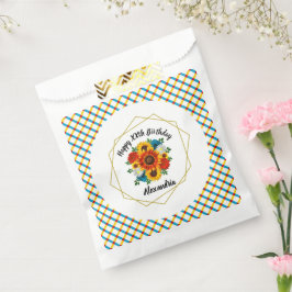 サマーピクニックパーティー幾何学的フローラ フェイバーバッグ