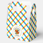 サマーピクニックパーティー幾何学的フローラ フェイバーボックス (オープン)