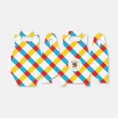 サマーピクニックパーティー幾何学的フローラ フェイバーボックス (折り畳みなし)