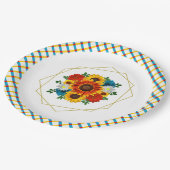 サマーピクニックパーティー ペーパープレート (アングル)