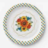 サマーピクニックパーティー ペーパープレート (正面)