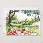 サマーピクニックパーティー 招待状 (裏面)