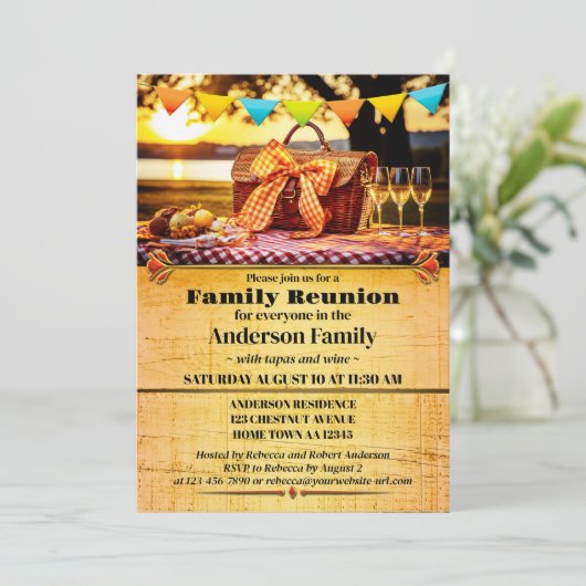 サマーピクニックファミリー懇親会パーティー 招待状 (スタンド正面)