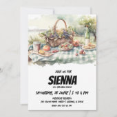 サマーピクニックファームビュー招待状 招待状 (正面)