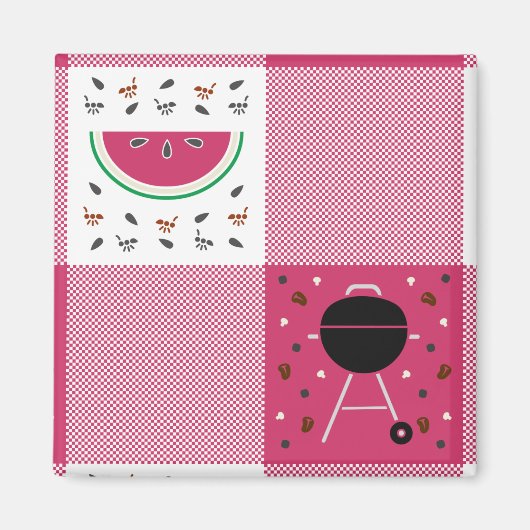 サマーピクニックマグネット マグネット (正面)