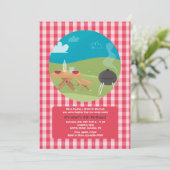 サマーピクニック招待状 招待状 (スタンド正面)