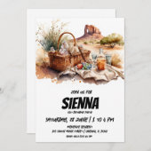 サマーピクニック招待状 招待状 (正面/裏面)