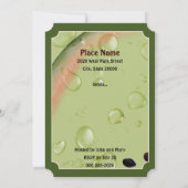 サマーピクニック生スイカチケット招待状 招待状 (裏面)