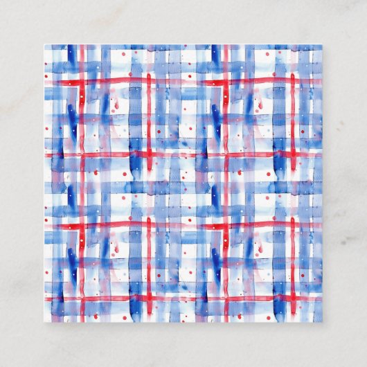 サマーピクニック赤白青ファミリー懇親会 エンクロージャーカード (裏面)