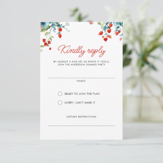 サマーピクニック赤白青ファミリー懇親会 出欠カード (スタンド正面)