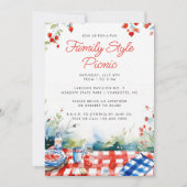 サマーピクニック赤白青ファミリー懇親会 招待状 (正面)