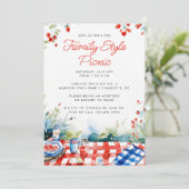 サマーピクニック赤白青ファミリー懇親会 招待状 (スタンド正面)