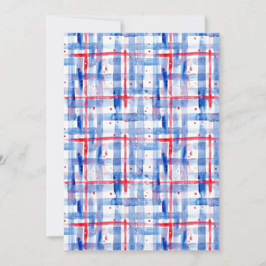 サマーピクニック赤白青ファミリー懇親会 招待状 (裏面)