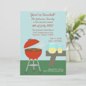 サマーピクニック7月4日招待状 招待状 (スタンド正面)