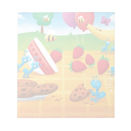 サマーピクニック ノートパッド (正面)