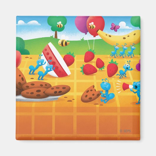 サマーピクニック マグネット (正面)