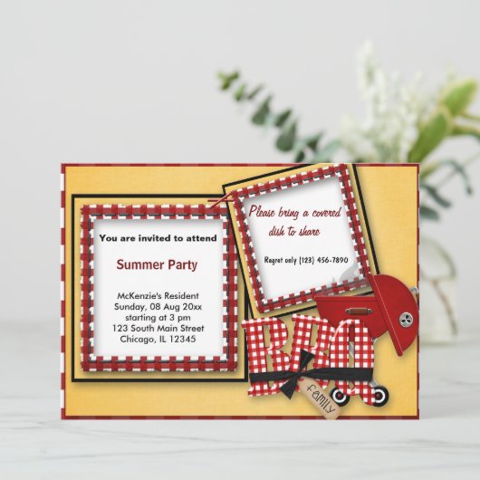 サマーピクニック 招待状 (スタンド正面)