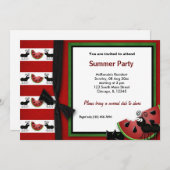 サマーピクニック 招待状 (正面/裏面)