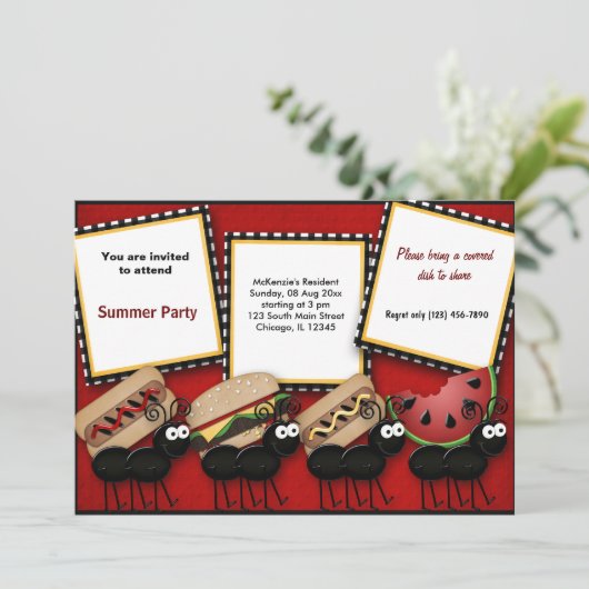 サマーピクニック 招待状 (スタンド正面)