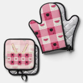 サマーピクニック 鍋つかみ&鍋敷きセット (正面/裏面)