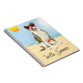 サマーピットブルテリアノートブック ノートブック (右側)