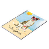 サマーピットブルテリアノートブック ノートブック (左側)