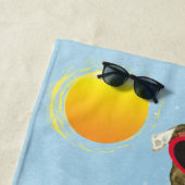 サマーピットブルテリアビーチタオル ビーチタオル (インサイチュ)