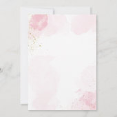 サマーピンクポプシクルガール誕生日サンキューカード サンキューカード (裏面)