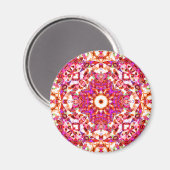 サマーピンクレッドスター夏期 マグネット (正面/裏面)