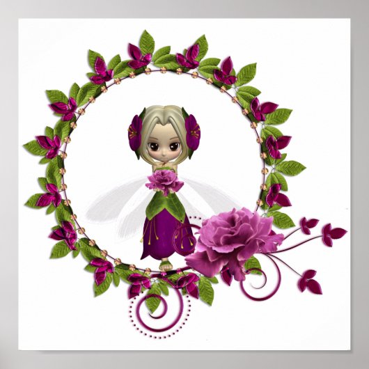 サマーピンクローズ妖精 ポスター (正面)